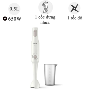 Máy xay sinh tố cầm tay Philips HR2531/00 650W