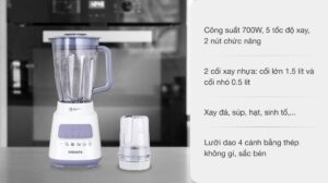 Máy xay sinh tố Philips HR2221/00