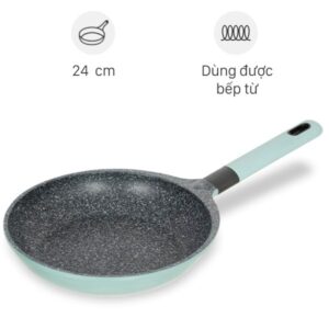 Chảo Đúc Vân Đá Carez Bluestone FPC581DI24SN 24cm chắc chắn